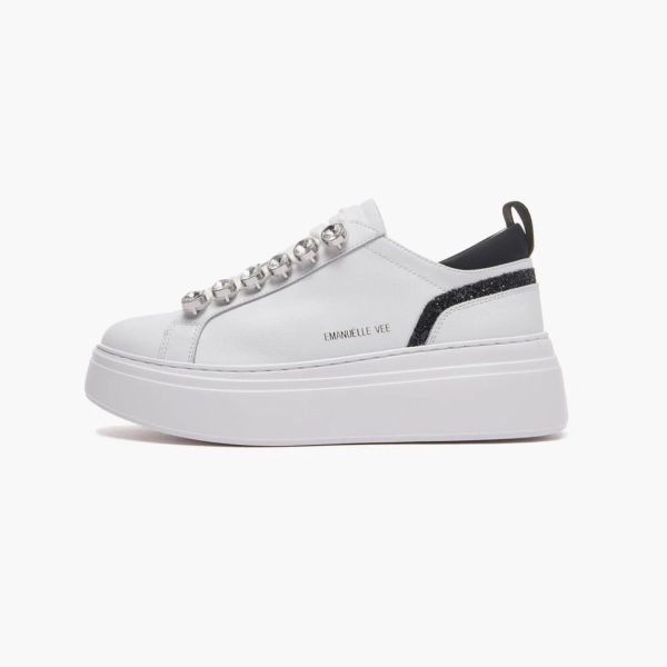 Sapatilha Emanuelle Vee Bice 901-13 White Black