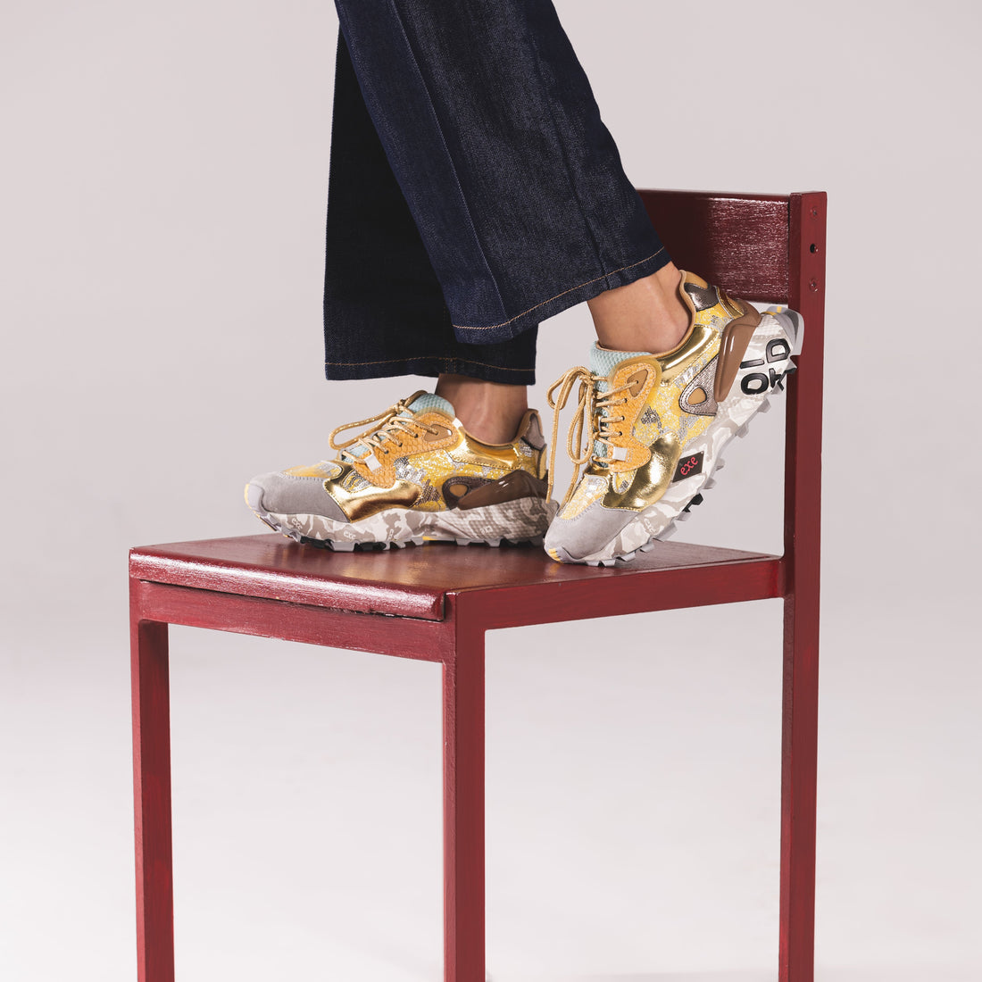 Sapatilha Exé 134-10 Grey Gold - Image 2