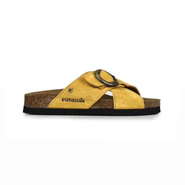 Chinelo Cubanas Carmo 100 Amarelo