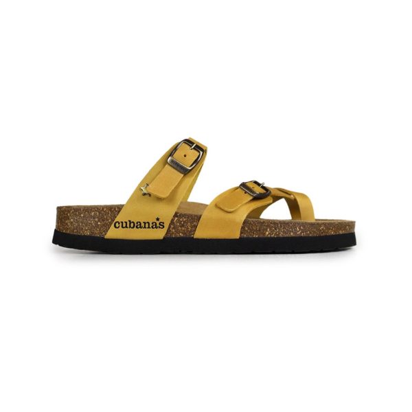 Chinelo Cubanas Nazaré 100 Amarelo