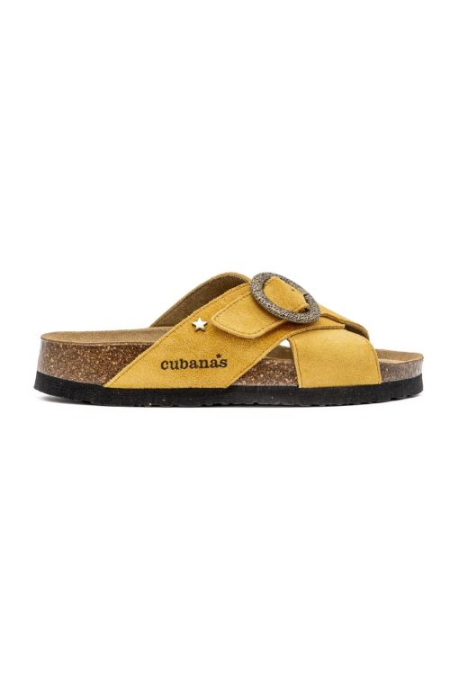 Chinelo Cubanas Carmo 100 Amarelo