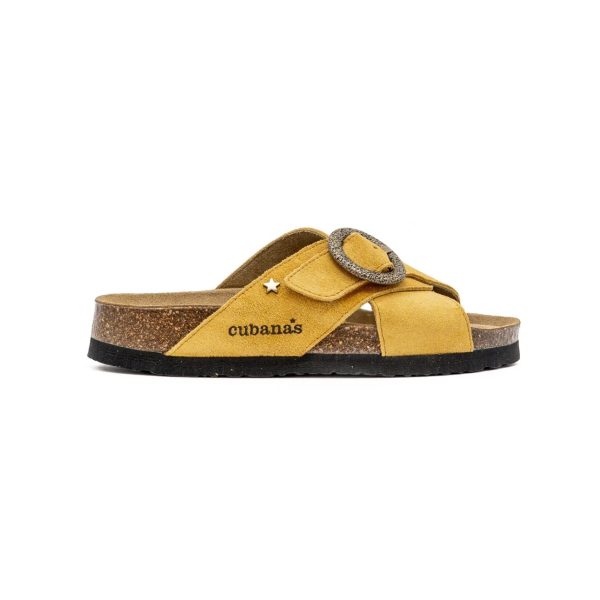 Chinelo Cubanas Carmo 100 Amarelo